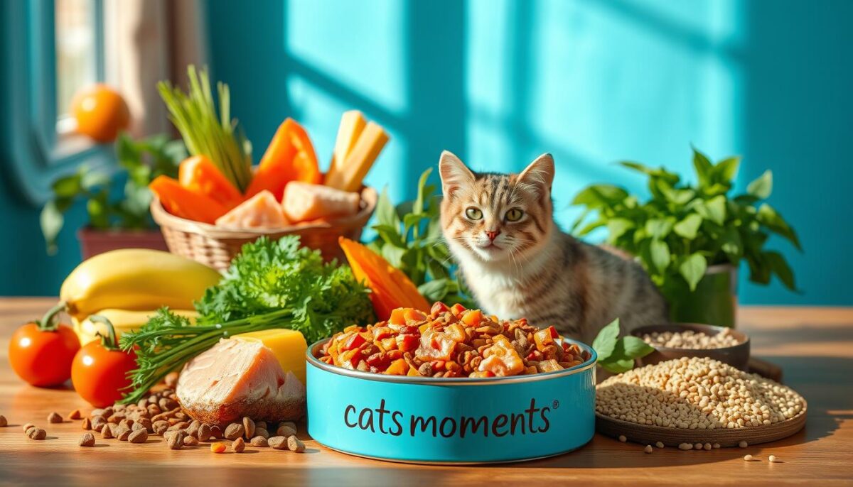 Healthy cat food